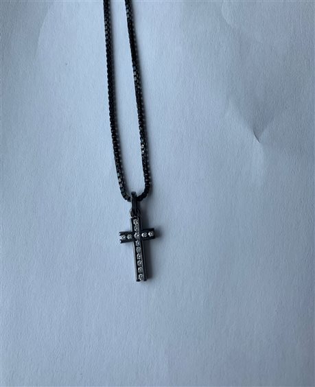 Collana Recarlo Uomo in Oro bianco Diamante 0.12 Ct P16CR092/ND52 - P16CR092/ND52